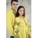 Embroidered Man&Woman Set "Lacy Dreams" yellow